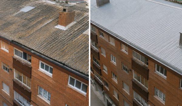 Caso real donde hemos quitado amianto en un edificio de Albacete Caso real donde hemos quitado amianto en un edificio de Albacete