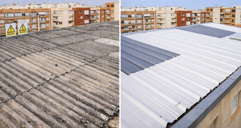 proyecto para eliminar amianto en comunidad de vecinos en Valencia